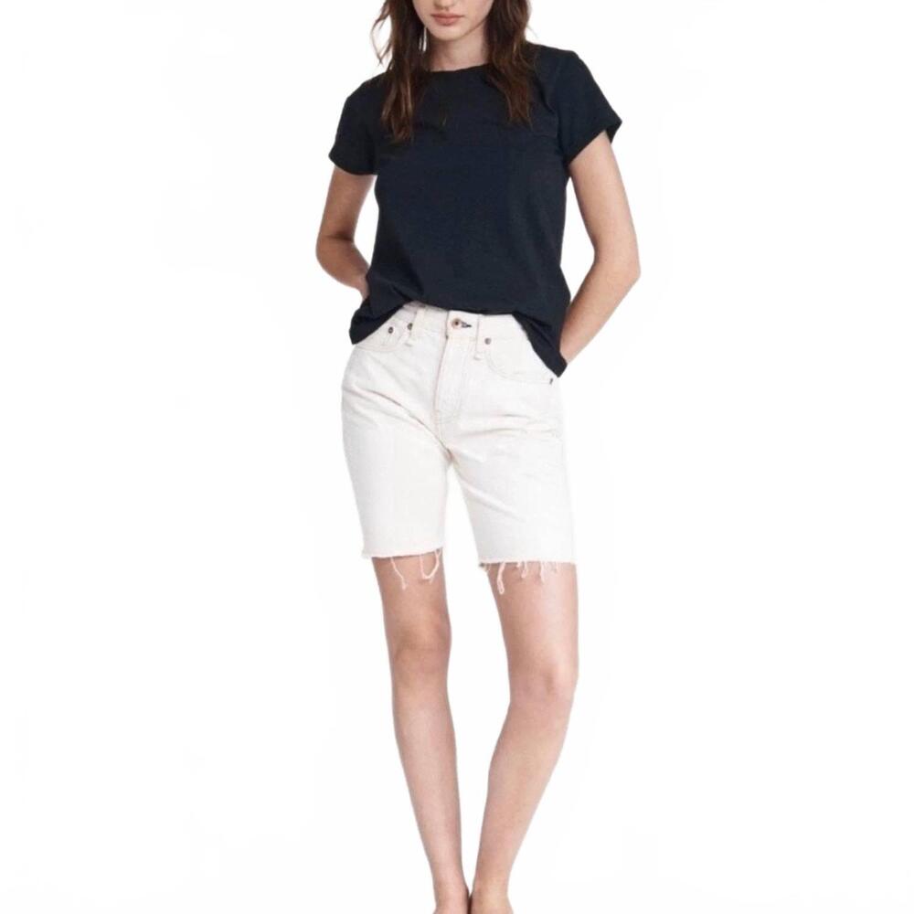 NEW RAG & BONE maya high rise walking short in beige